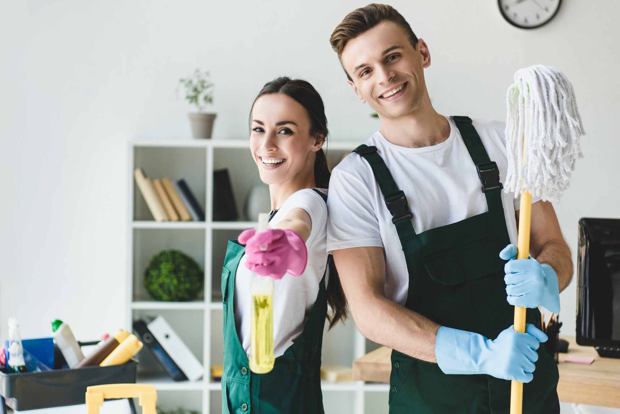 How to clean and disinfect  your workplace